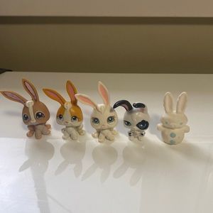 Littles Pet Shop bunny family